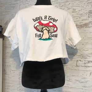 Life’s a trip Full Send Crop Top